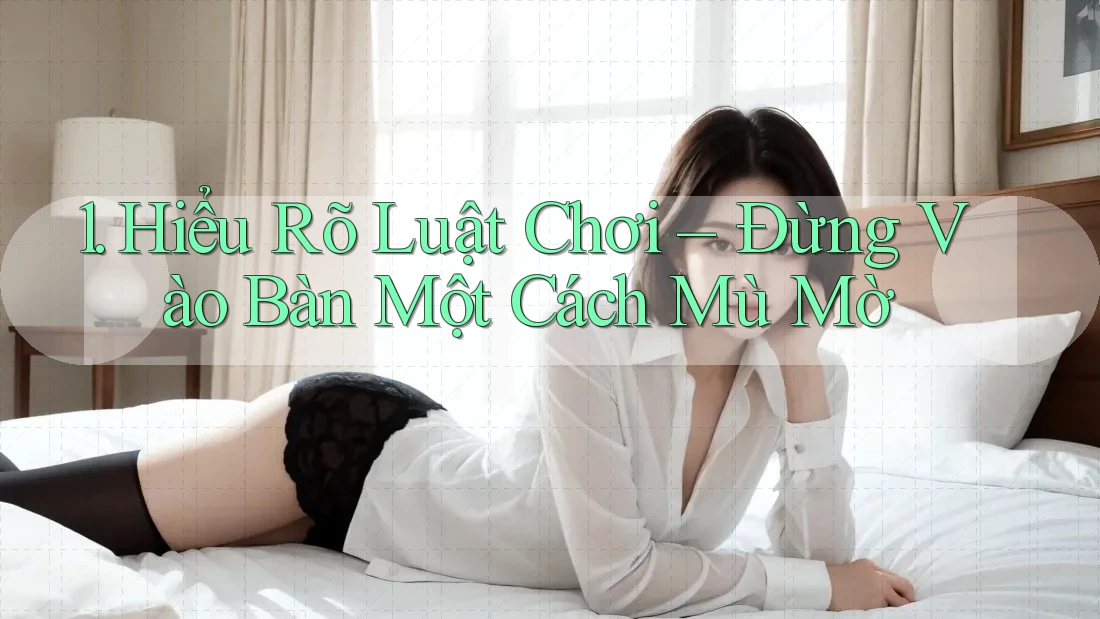 1. Hiểu Rõ Luật Chơi – Đừng Vào Bàn Một Cách Mù Mờ