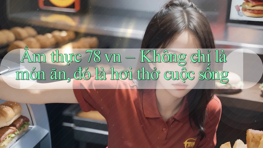 Ẩm thực 78 vn – Không chỉ là món ăn, đó là hơi thở cuộc sống