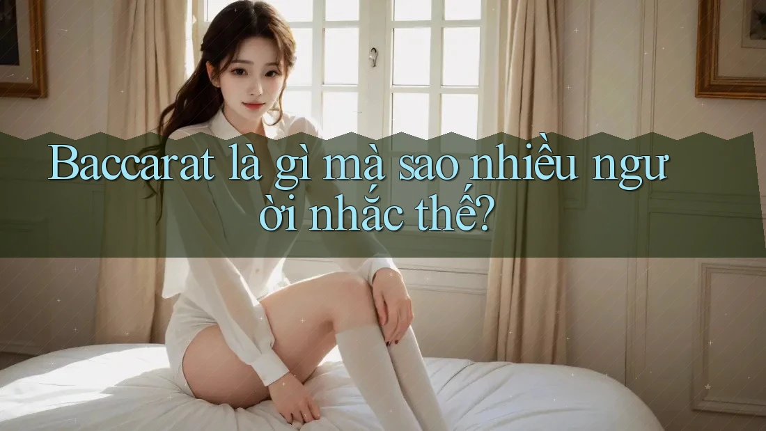 Baccarat là gì mà sao nhiều người nhắc thế?