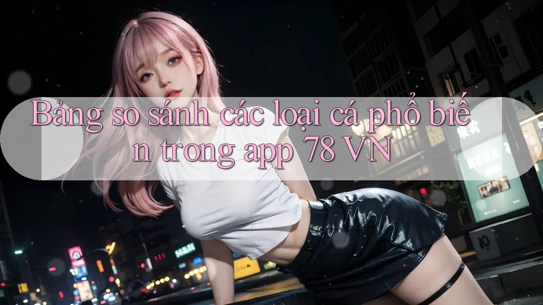 Bảng so sánh các loại cá phổ biến trong app 78 VN Bảng so sánh các loại cá phổ biến trong app 78 VN