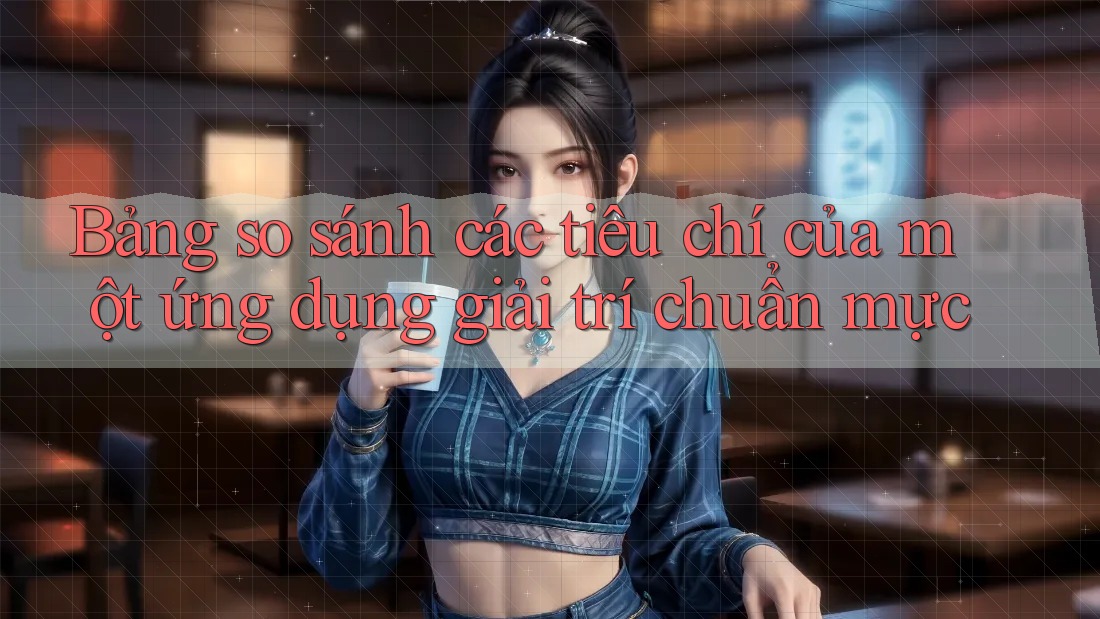 Bảng so sánh các tiêu chí của một ứng dụng giải trí chuẩn mực