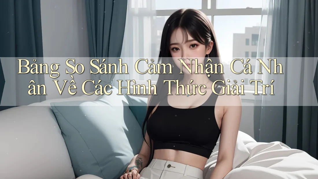Bảng So Sánh Cảm Nhận Cá Nhân Về Các Hình Thức Giải Trí