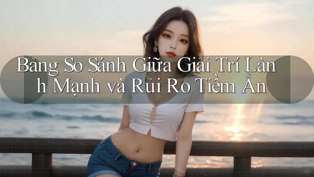 Bảng So Sánh Giữa “Giải Trí Lành Mạnh” và “Rủi Ro Tiềm Ẩn”