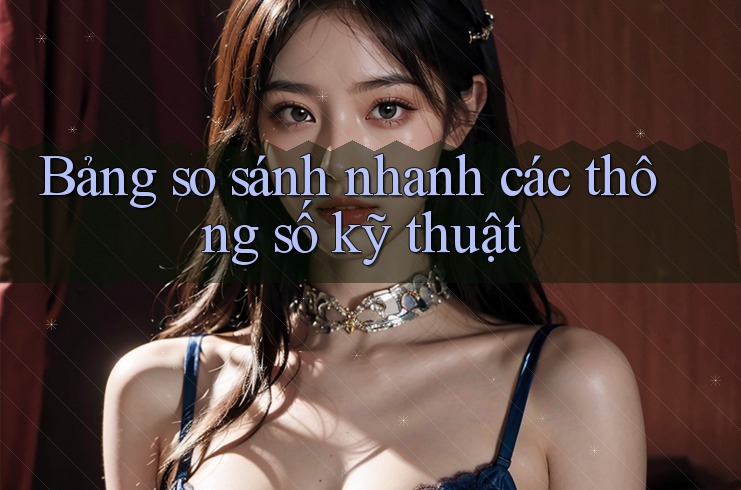 Bảng so sánh nhanh các thông số kỹ thuật
