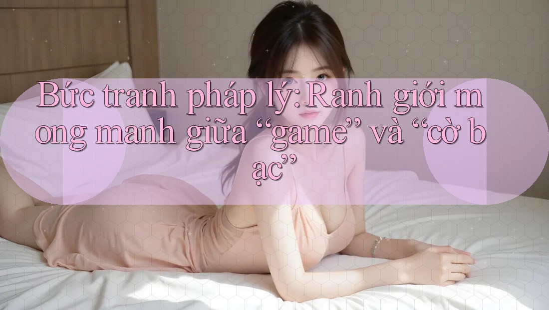 Bức tranh pháp lý: Ranh giới mong manh giữa “game” và “cờ bạc” Bức tranh pháp lý: Ranh giới mong manh giữa “game” và “cờ bạc”