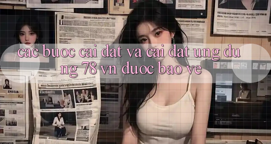 Các bước Cài đặt Và Cài Đặt Ứng Dụng 78 vn Được bảo vệ