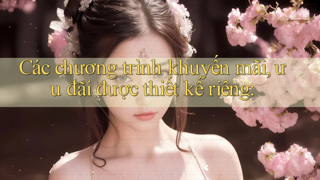 Các chương trình khuyến mãi, ưu đãi được thiết kế riêng: