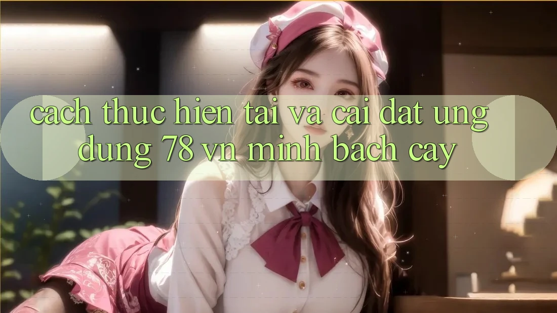 Cách thực hiện Tải Và Cài Đặt Ứng Dụng 78 vn Minh bạch cậy