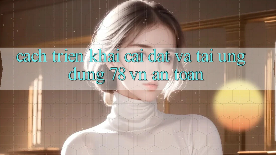 Cách triển khai Cài đặt Và Tải Ứng Dụng 78 vn An Toàn