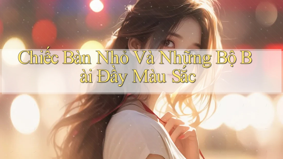 Chiếc Bàn Nhỏ Và Những Bộ Bài Đầy Màu Sắc