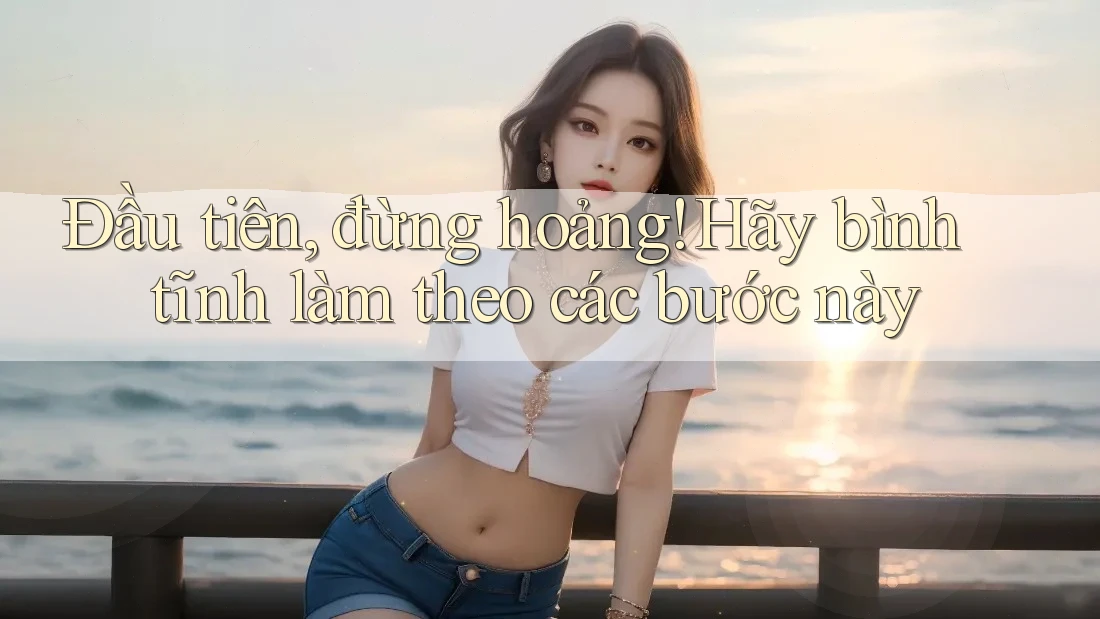 Đầu tiên, đừng hoảng! Hãy bình tĩnh làm theo các bước này