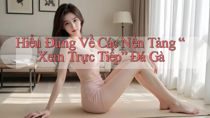 Hiểu Đúng Về Các Nền Tảng “Xem Trực Tiếp” Đá Gà