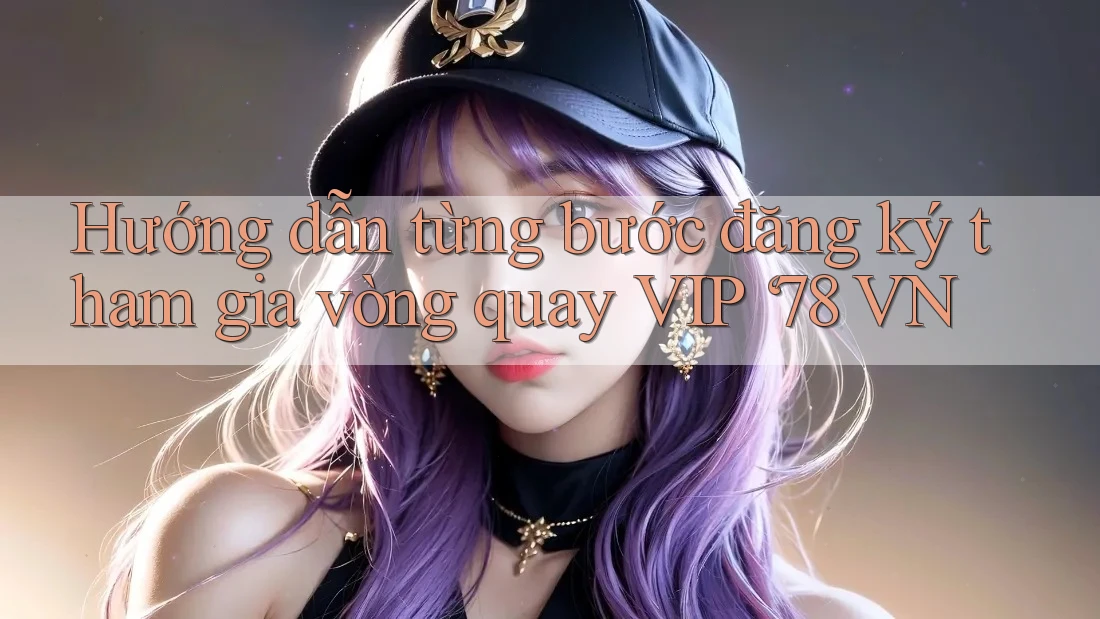 Hướng dẫn từng bước đăng ký tham gia vòng quay VIP ‘78 VN Hướng dẫn từng bước đăng ký tham gia vòng quay VIP ‘78 VN