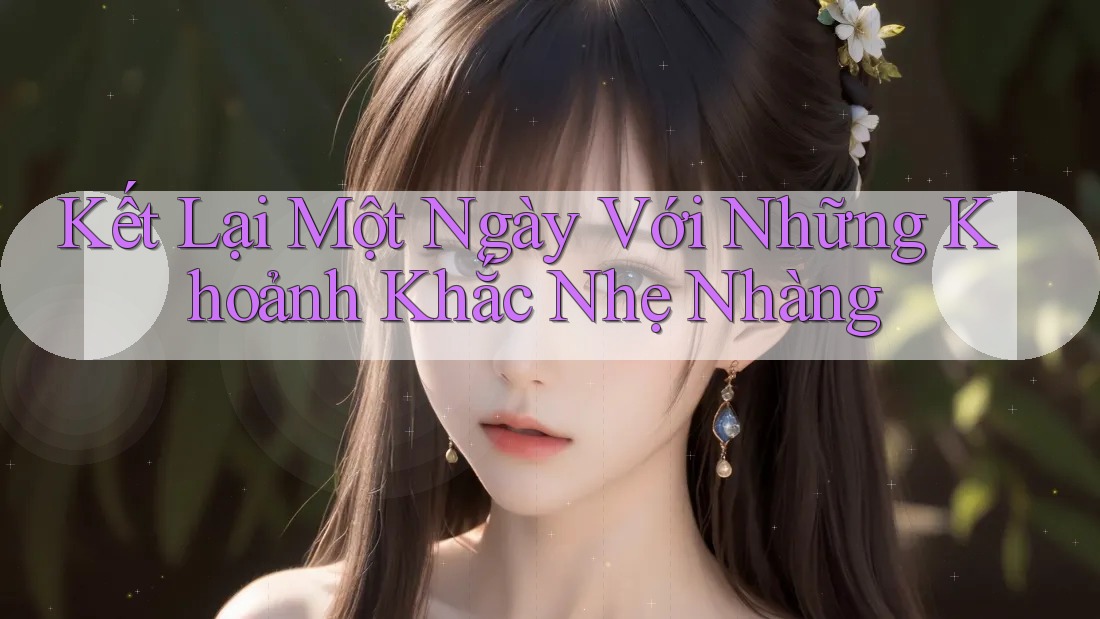 Kết Lại Một Ngày Với Những Khoảnh Khắc Nhẹ Nhàng