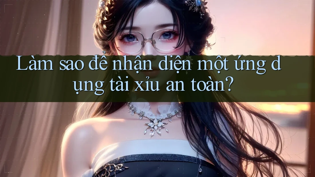 Làm sao để nhận diện một ứng dụng tài xỉu an toàn?