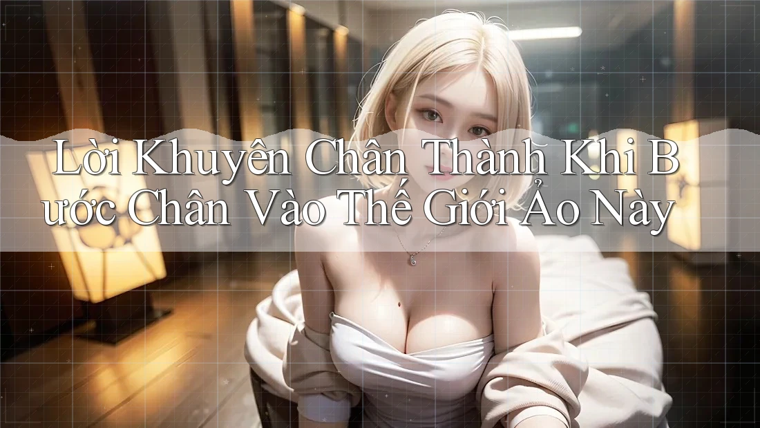 Lời Khuyên Chân Thành Khi Bước Chân Vào Thế Giới Ảo Này