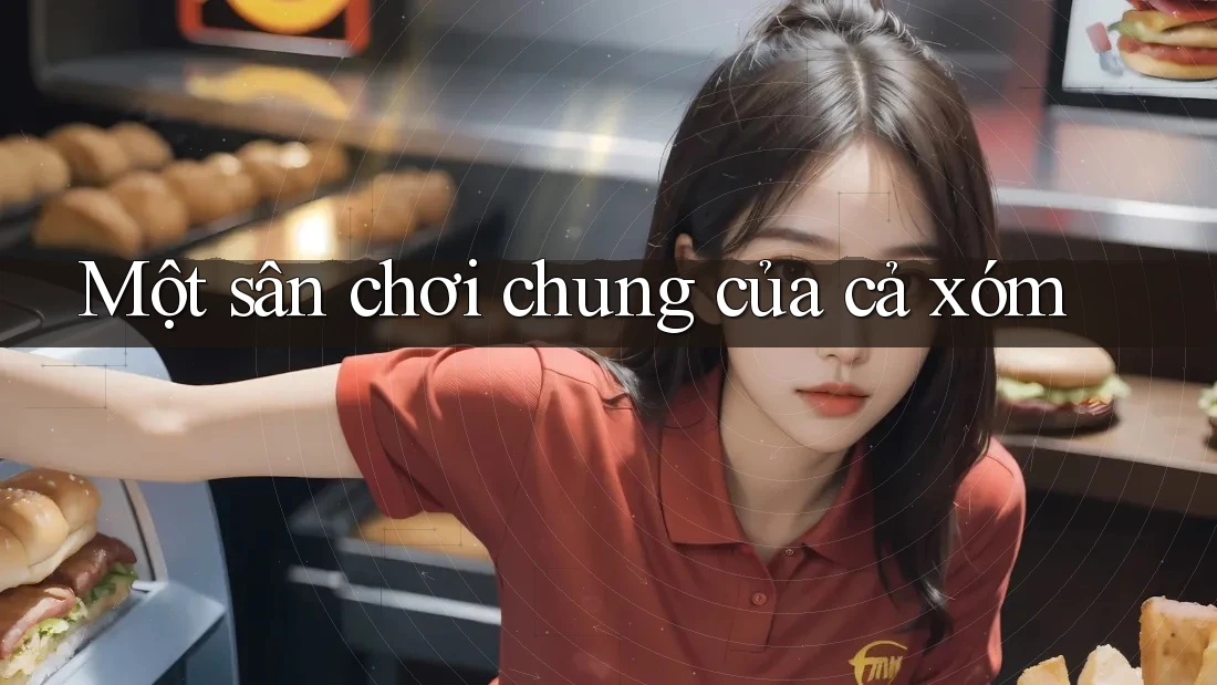 Một sân chơi chung của cả xóm