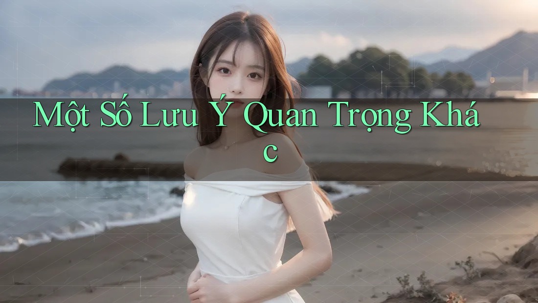 Một số lưu ý quan trọng khác