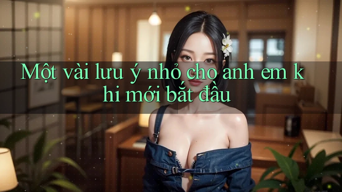 Một vài lưu ý nhỏ cho anh em khi mới bắt đầu