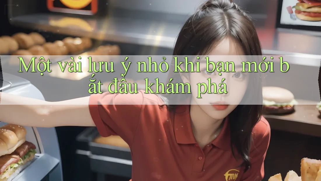 Một vài lưu ý nhỏ khi bạn mới bắt đầu khám phá Một vài lưu ý nhỏ khi bạn mới bắt đầu khám phá
