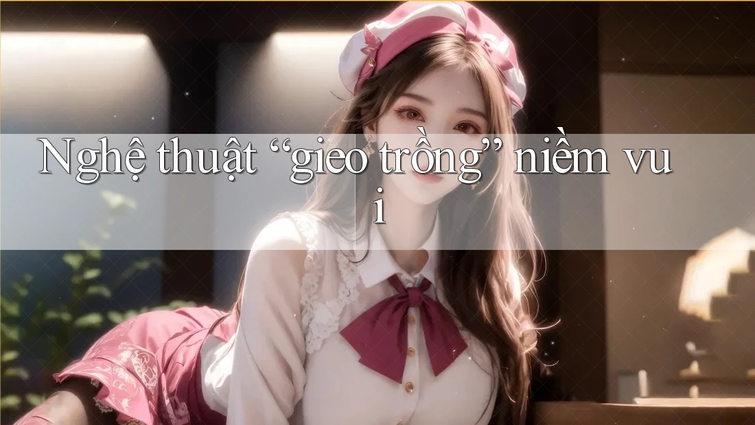 Nghệ thuật “gieo trồng” niềm vui