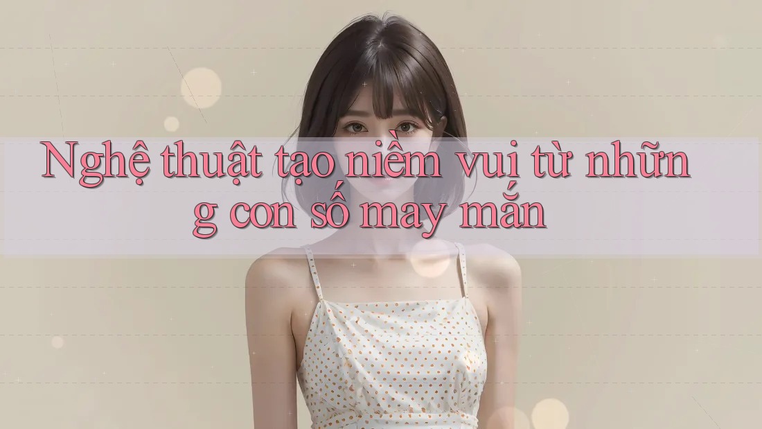 Nghệ thuật tạo niềm vui từ những con số may mắn