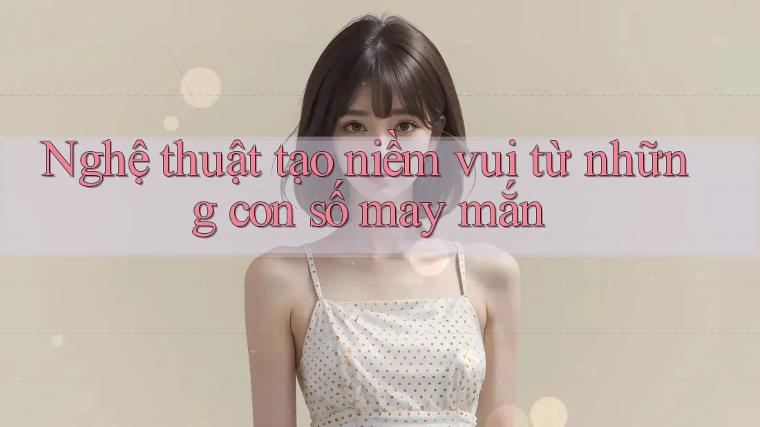 Nghệ thuật tạo niềm vui từ những con số may mắn