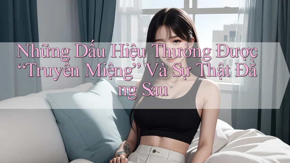 Những Dấu Hiệu Thường Được “Truyền Miệng” Và Sự Thật Đằng Sau