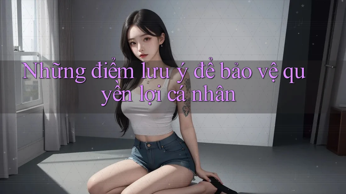 Những điểm lưu ý để bảo vệ quyền lợi cá nhân