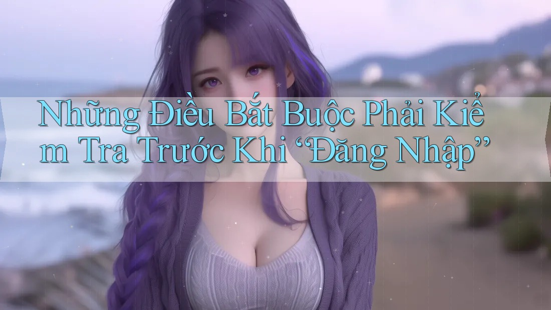 Những Điều Bắt Buộc Phải Kiểm Tra Trước Khi “Đăng Nhập”