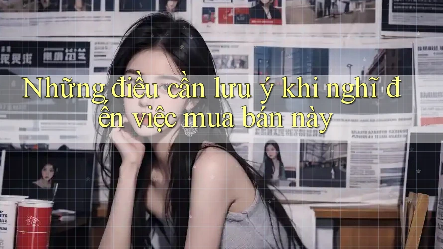 Những điều cần lưu ý khi nghĩ đến việc mua bán này