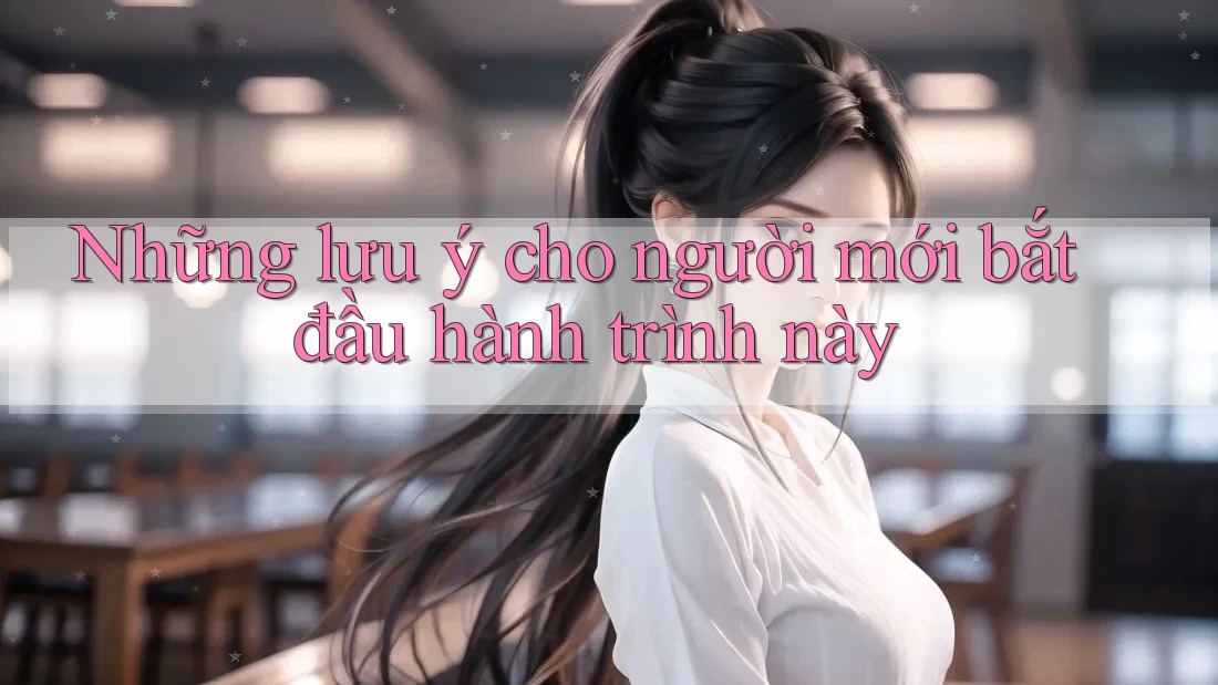 Những lưu ý cho người mới bắt đầu hành trình này