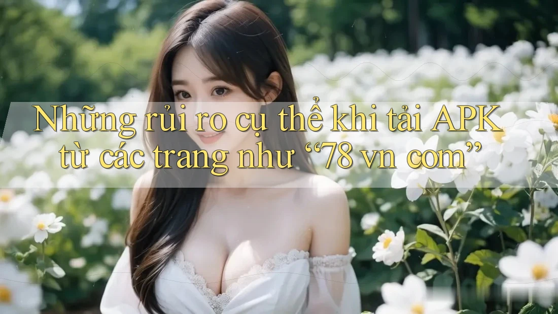 Những rủi ro cụ thể khi tải APK từ các trang như “78 vn com”