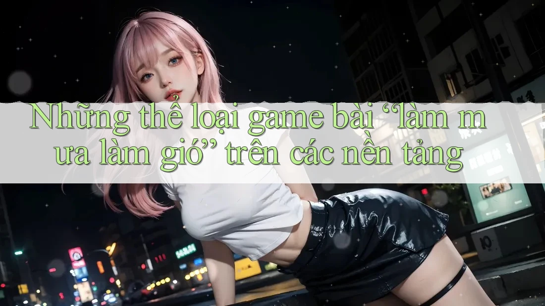 Những thể loại game bài “làm mưa làm gió” trên các nền tảng