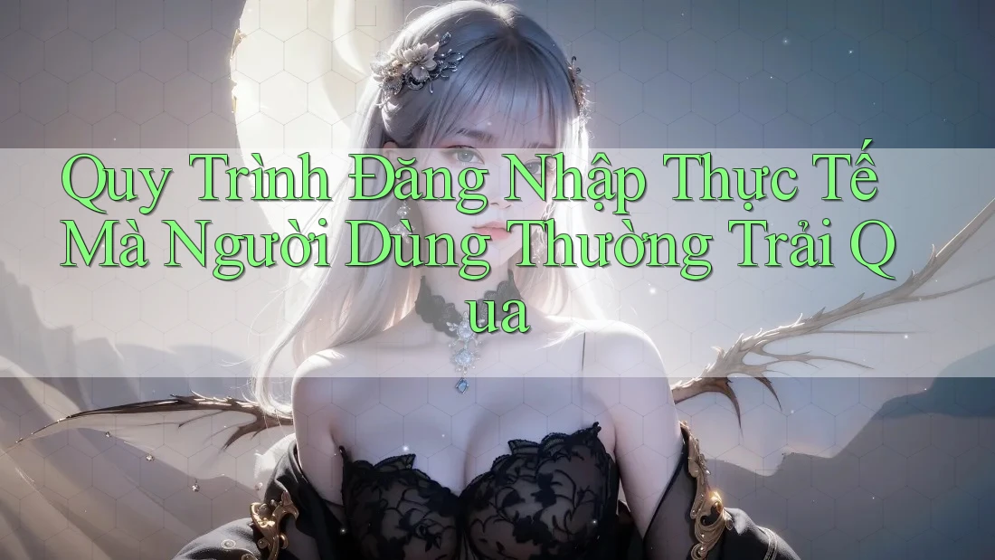 Quy Trình Đăng Nhập Thực Tế Mà Người Dùng Thường Trải Qua