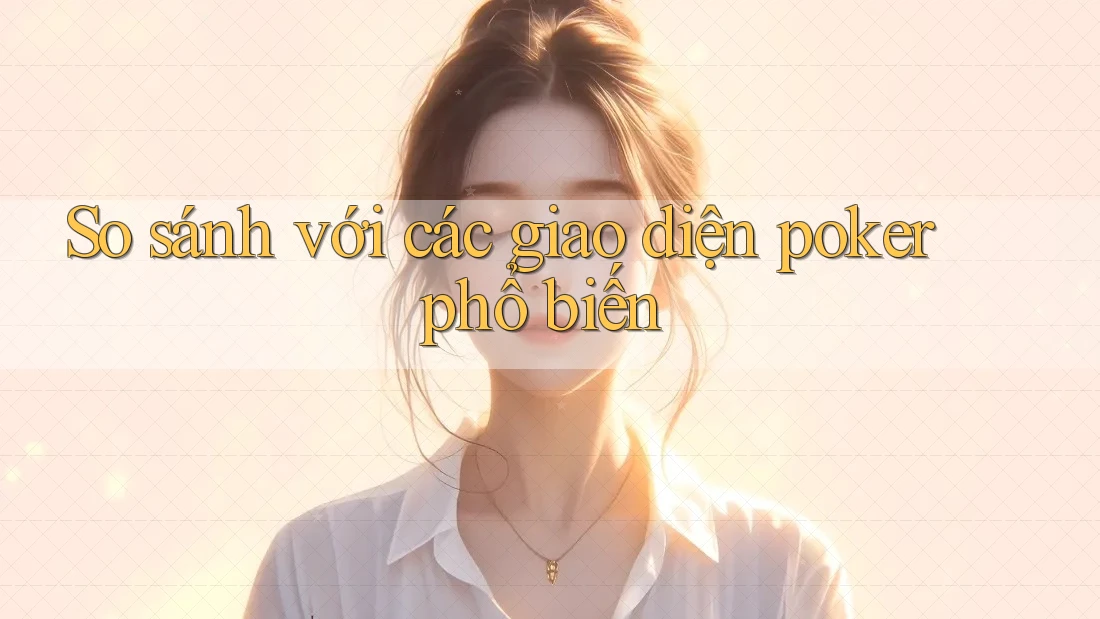 So sánh với các giao diện poker phổ biến