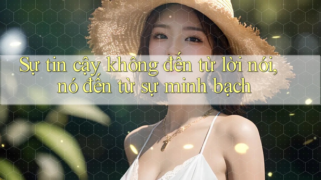 Sự tin cậy không đến từ lời nói, nó đến từ sự minh bạch