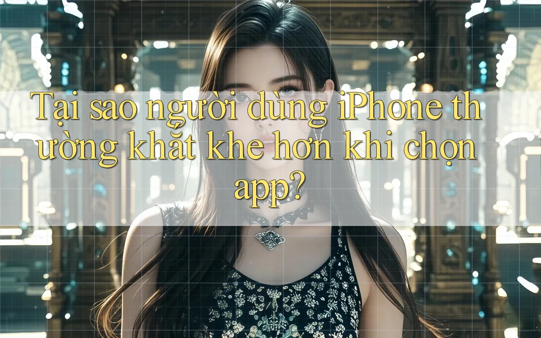 Tại sao người dùng iPhone thường khắt khe hơn khi chọn app?