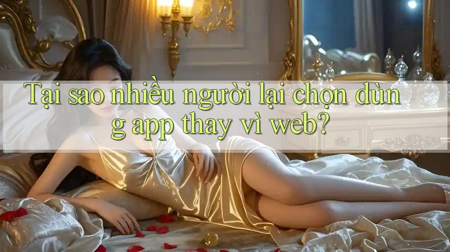 Tại sao nhiều người lại chọn dùng app thay vì web?