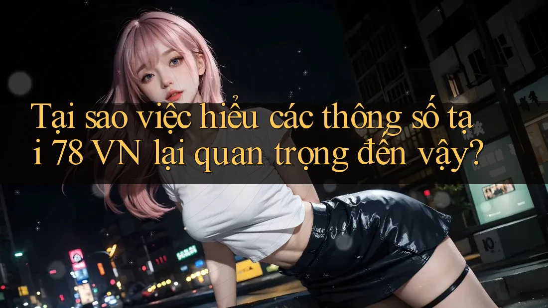 Tại sao việc hiểu các thông số tại 78 VN lại quan trọng đến vậy?