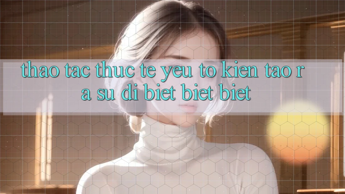 Thao tác Thực Tế: Yếu Tố Kiến tạo ra Sự Dị biệt biệt Biệt