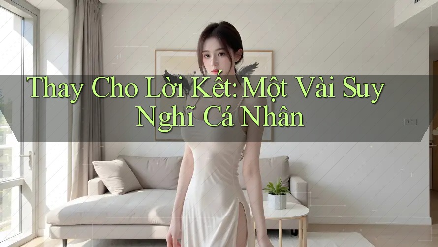 Thay Cho Lời Kết: Một Vài Suy Nghĩ Cá Nhân