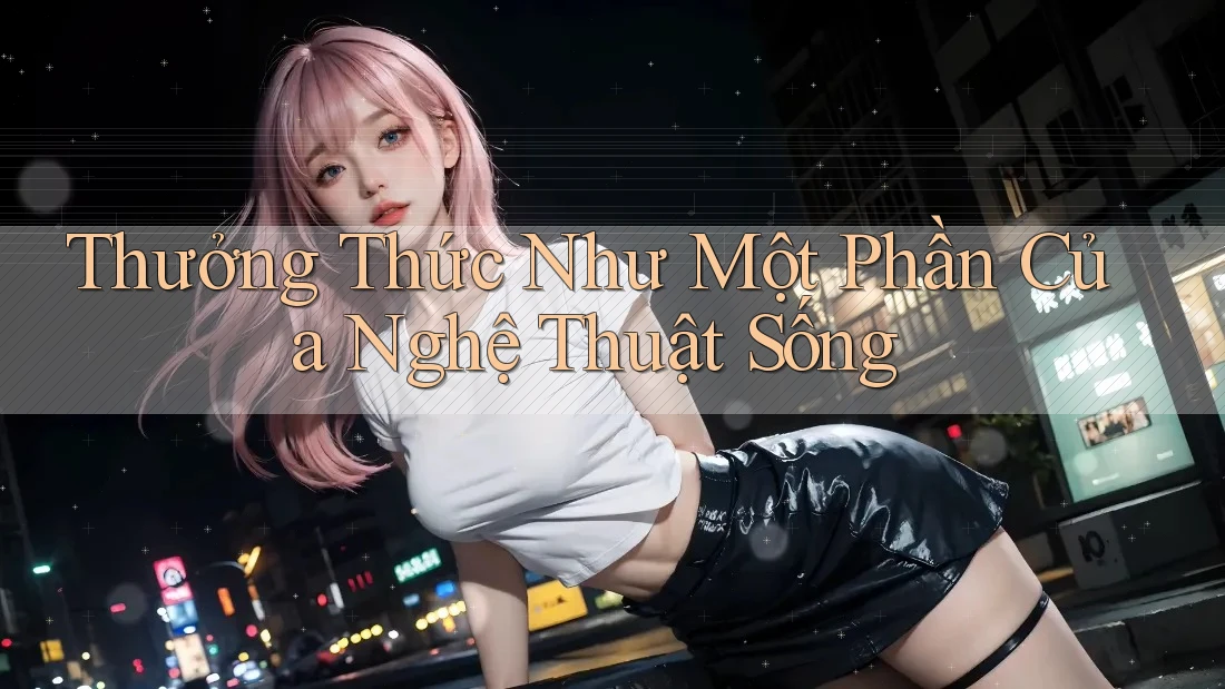 Thưởng Thức Như Một Phần Của Nghệ Thuật Sống