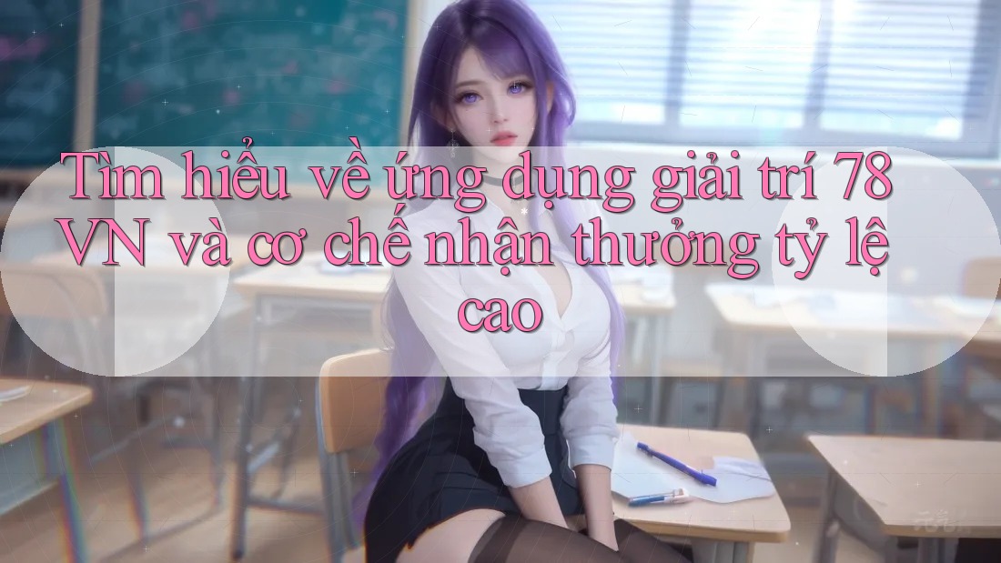 Tìm hiểu về ứng dụng giải trí 78VN và cơ chế nhận thưởng tỷ lệ cao